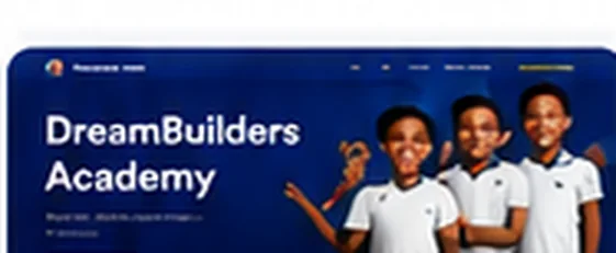DreamBuilders school website project by Nergy Web Design