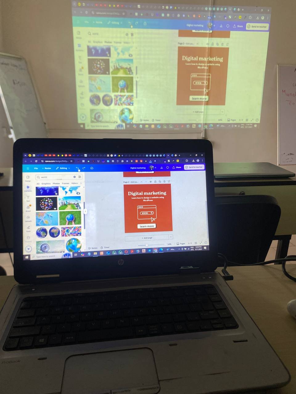 Nergy practical digital marketing training session in Enugu