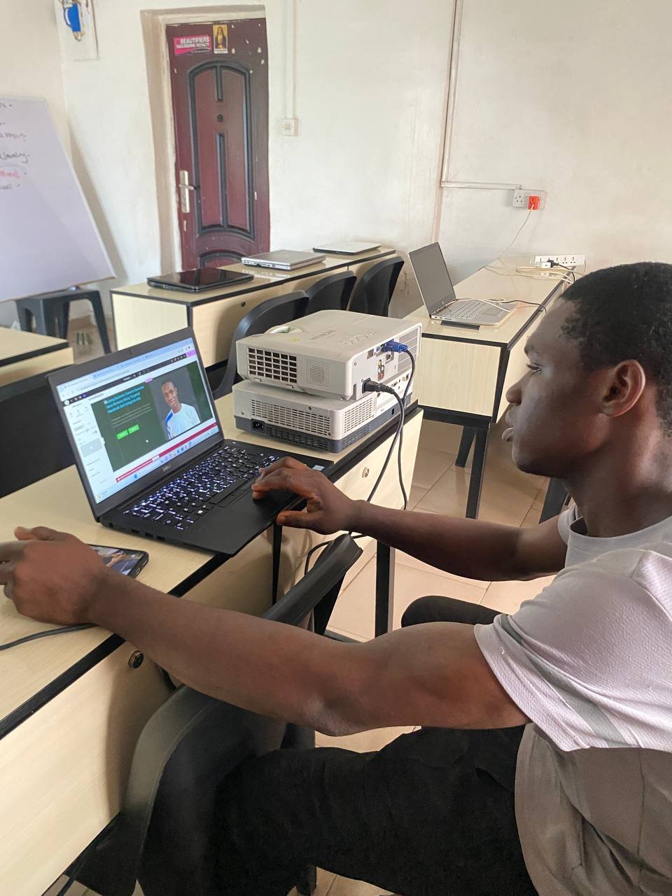 Nergy practical digital marketing training session in Enugu